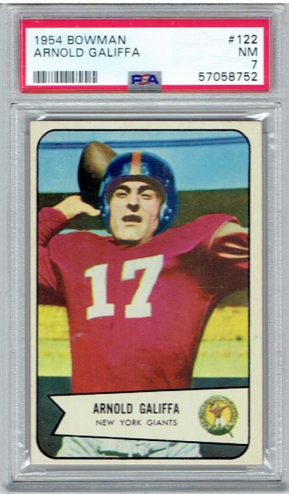 1954 Bowman Arnond Galiffa #122 (PSA 7)