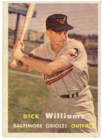 1957 Topps #59 Dick Williams