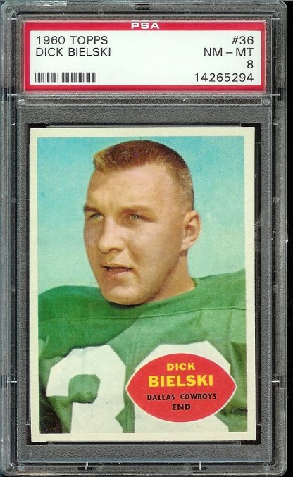 1960 Topps #36 Dick Bielski (PSA 8)