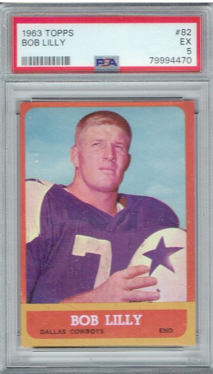 1963 Topps #82 Bob Lilly SP (PSA 5)