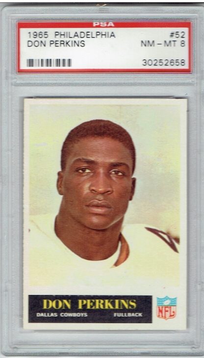 1965 Philadelphia #52 Don Perkins (PSA 8)