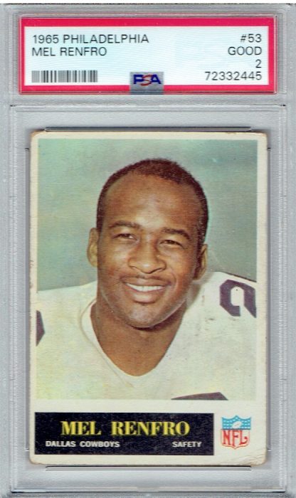 1965 Philadelphia #53 Mel Renfro (PSA 3)
