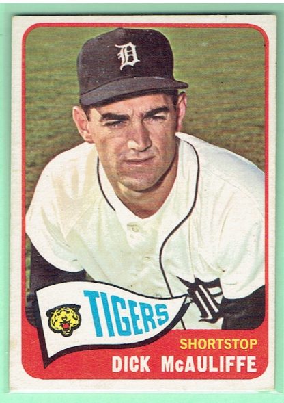 1965 Topps #53 Dick McAuliffe - Image 4