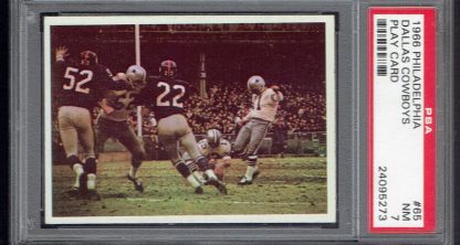 1966 Philadelphia #65 Dallas Cowboys (PSA 7)