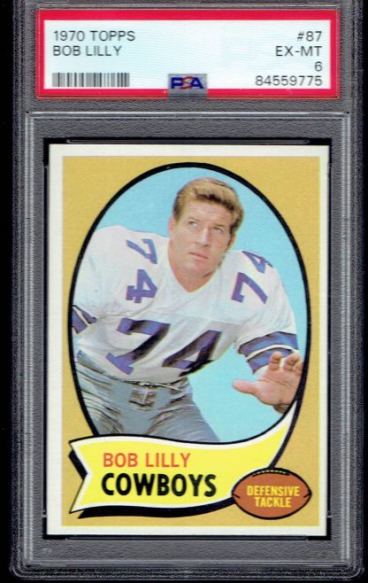 1970 Topps #87 Bob Lilly (PSA 6)