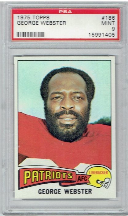 1975 Topps #186 George Webster PSA 9