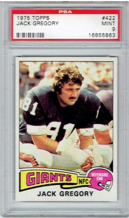 1975 Topps #422 Jack Gregory (PSA 9)