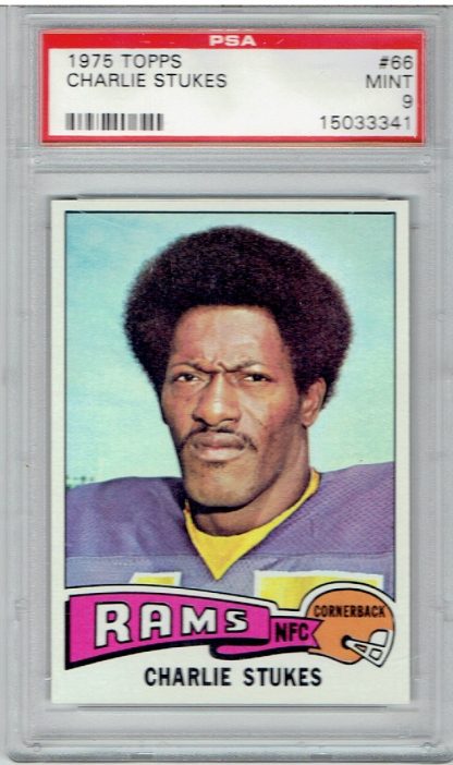 1975 Topps #66 Charlie Stukes (PSA 9)