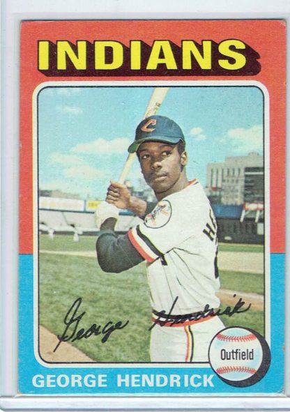 1975 Topps #109 George Hendrick