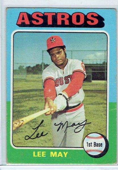 1975 Topps #25 Lee May