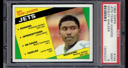 1984 Topps #144 Wesley Walker (PSA 9)