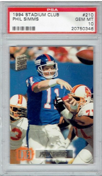 1994 Stadium Club #210 Phil Simms (PSA 10)