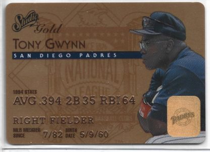 1995 Studio Gold Series #25 Tony Gwynn