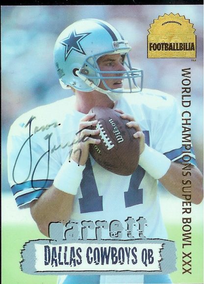1996 Collector's Edge Cowboybilia Autographs #DCA6 Jason Garrett (RAW)