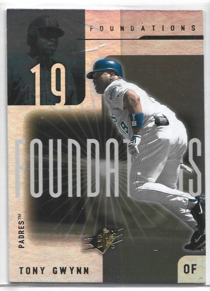 2001 SPx Foundations #F11 Tony Gwynn