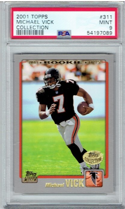2001 Topps Collection #311 Michael Vick PSA 9