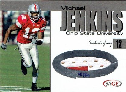 2004 SAGE Jerseys Silver #J7 Michael Jenkins