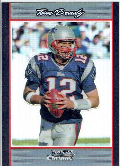 2007 Bowman Chrome Refractors #172 Tom Brady