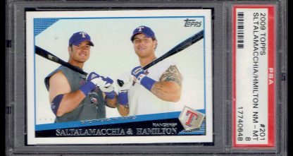 2009 Topps #201 Jarrod Saltalamacchia/ Josh Hamilton CC