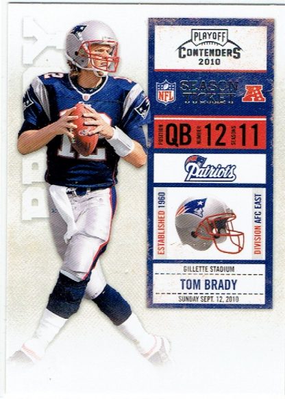 2010 Playoff Contenders #58 Tom Brady