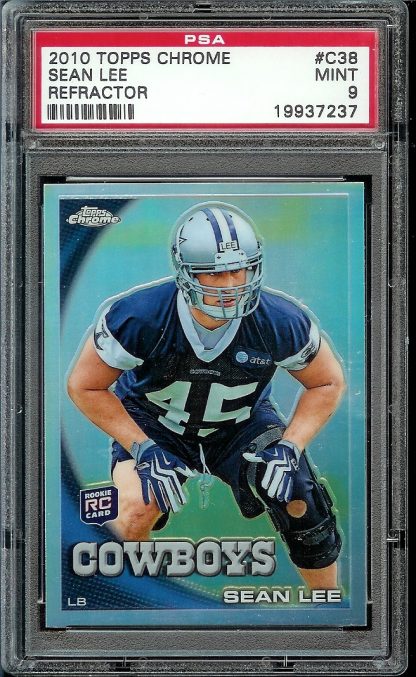 2010 Topps Chrome Sean Lee (Refractor) Rookie Card