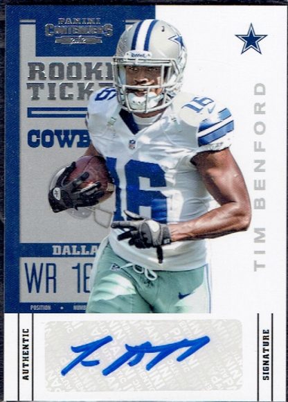 2012 Panini Contenders #190 Tim Benford (with Football)
