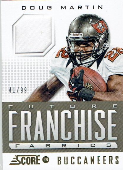 2013 Score Future Franchise Fabrics Prime #21 Doug Martin