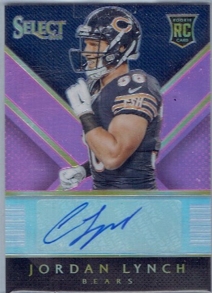 2014 Select Rookie Signatures Prizm Fuchsia #7 Jordan Lynch