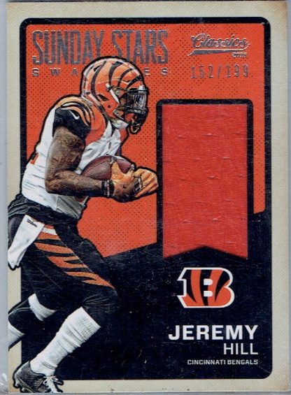 2016 Classics Sunday Stars Swatches #25 Jeremy Hill
