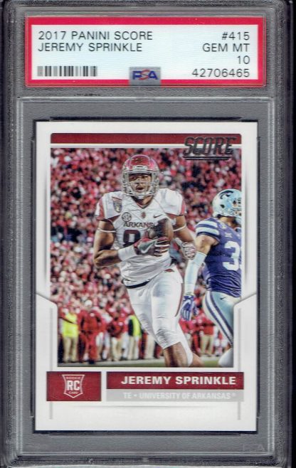 2017 Score #415 Jeremy Sprinkle (PSA 10)