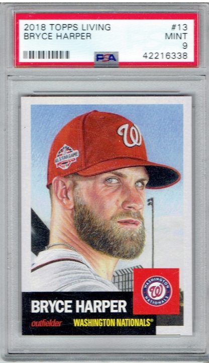 2018 Topps Living #13 Bryce Harper (PSA 9)