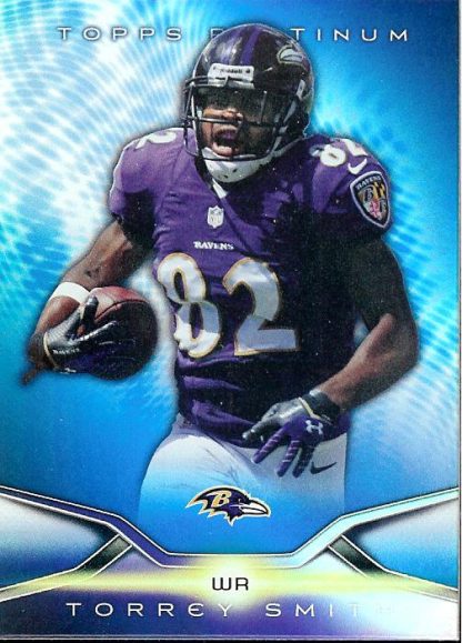 2014 Topps Platinum Blue Wave Refractors #88 Torrey Smith