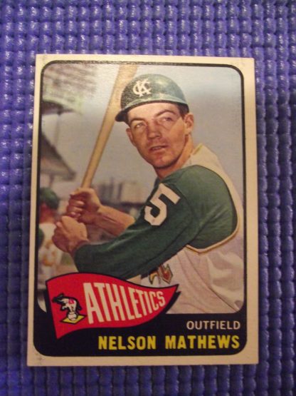 1965 Topps #87 Nelson Mathews (2)